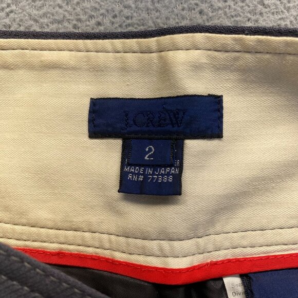 J.Crew Women's Charcoal Pants Size 2,Favorite Fit,100% Wool,Lined,Pockets,Zip - Picture 3 of 11